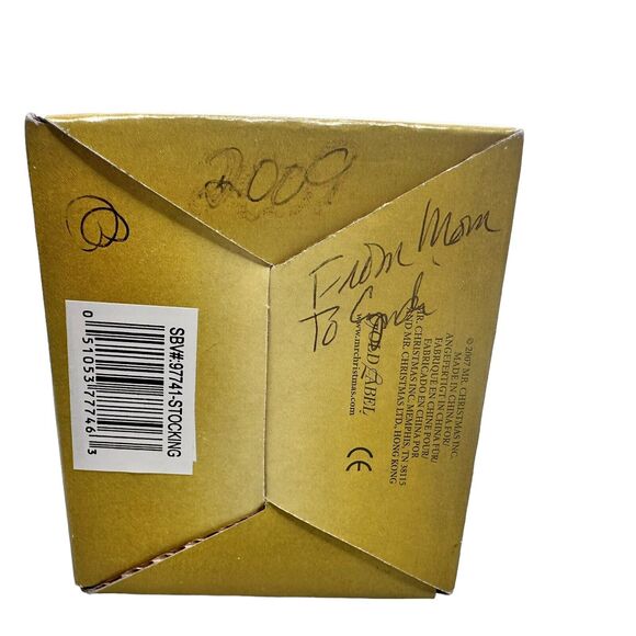 Imperial Nutcracker Porcelain Christmas Egg Gold Label Music Box Ornament WORKS - Picture 5 of 15